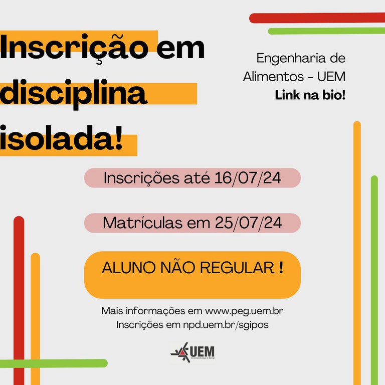 INSCRIÇÕES 1/2025